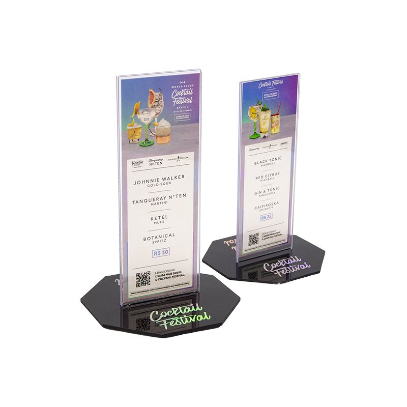 Display de mesa personalizado, projeto 13