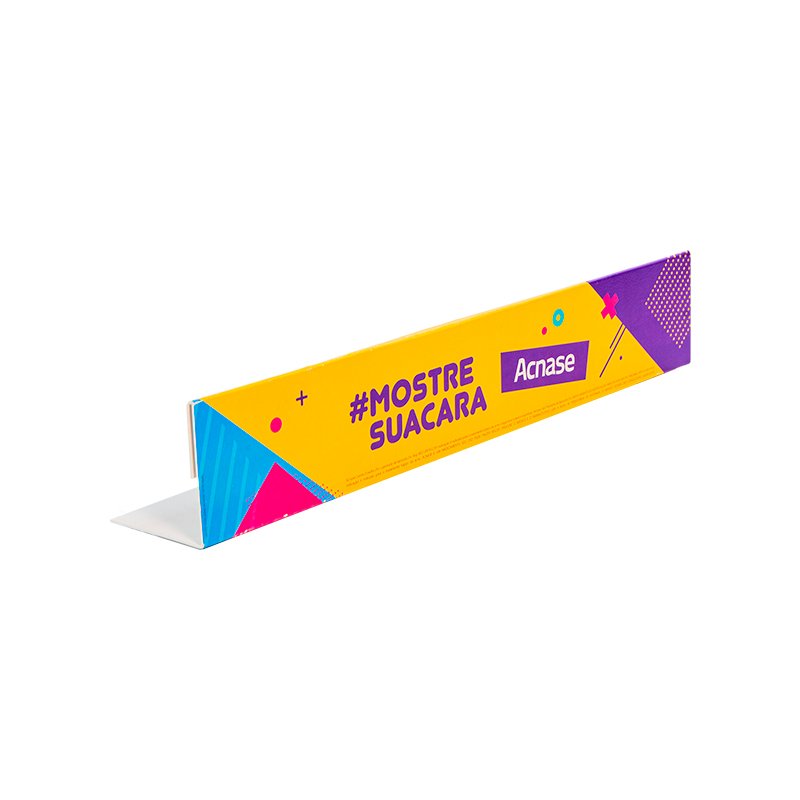 Material personalizado — Régua de Gôndola, projeto 002
